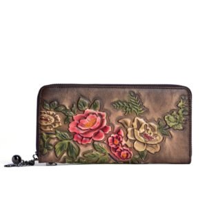 The Vintage Flora Embossed Wallet